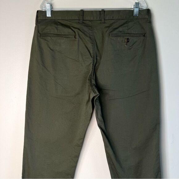 J. Crew Flex Straight Chino Tarnished Metal Men's Casual Office Pants SZ 34x32 - Picture 7 of 16